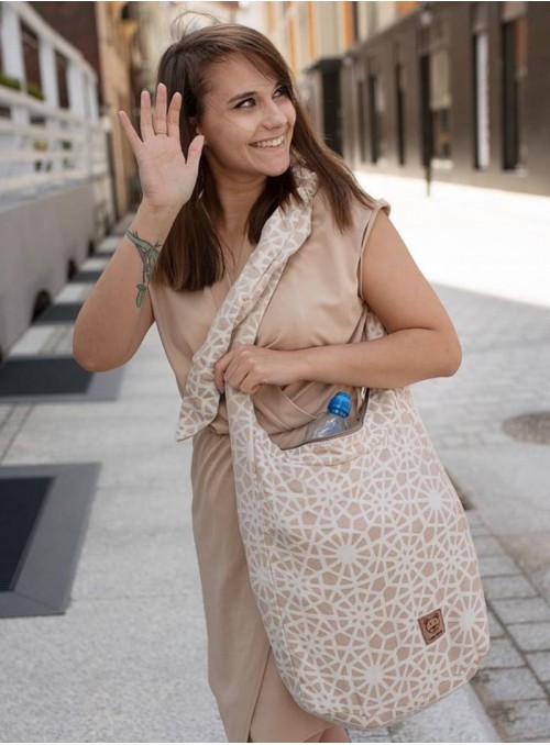 Panama bag Sand Cobweb Summer