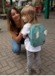 Kinder Hop Leaves Ocean Green Travel Bear (Mini) Children's Backpack