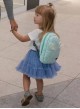 Plecak dziecięcy Kinder Hop Travel Bear (Mini) Triangles Aquamarine