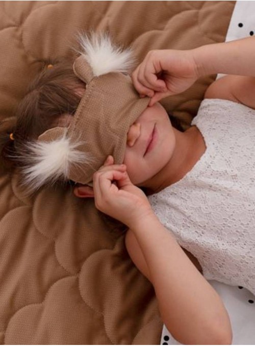 Kinder Hop Caramel Teddy In Clouds Dreamy Bear (Mini) eye mask/sleeping mask