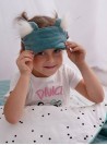 Opaska na oczy/do spania Kinder Hop Dreamy Bear (Mini) Leaves Ocean Green
