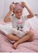 Triangles Pink Kinder Hop Dreamy Bear (Mini) eye mask/sleeping mask