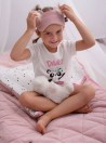 Triangles Pink Kinder Hop Dreamy Bear (Mini) eye mask/sleeping mask