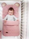 Śpiworek niemowlęcy Dream Catcher Triangles Pink 6in1 bez otworów na pasy 80x45 cm
