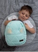 Plecak dziecięcy Kinder Hop Travel Bear (Mini) Triangles Aquamarine