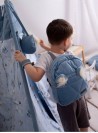 Plecak dziecięcy Kinder Hop Travel Bear (Mini) Triangles Jeans