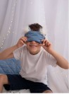 Kinder Hop Triangles Jeans Dreamy Bear (Mini) eye mask/sleeping mask