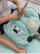 Plecak dziecięcy Kinder Hop Travel Bear Triangles Aquamarine