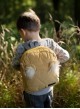 Plecak dziecięcy Kinder Hop Travel Bear (Mini) Triangles Mustard