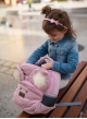 Plecak dziecięcy Kinder Hop Travel Bear Triangles Pink