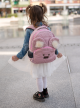 Plecak dziecięcy Kinder Hop Travel Bear Triangles Pink