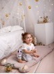 Kinder Hop Dream Catcher sleeping bag Triangles Vanilla Cream - 120x60 cm