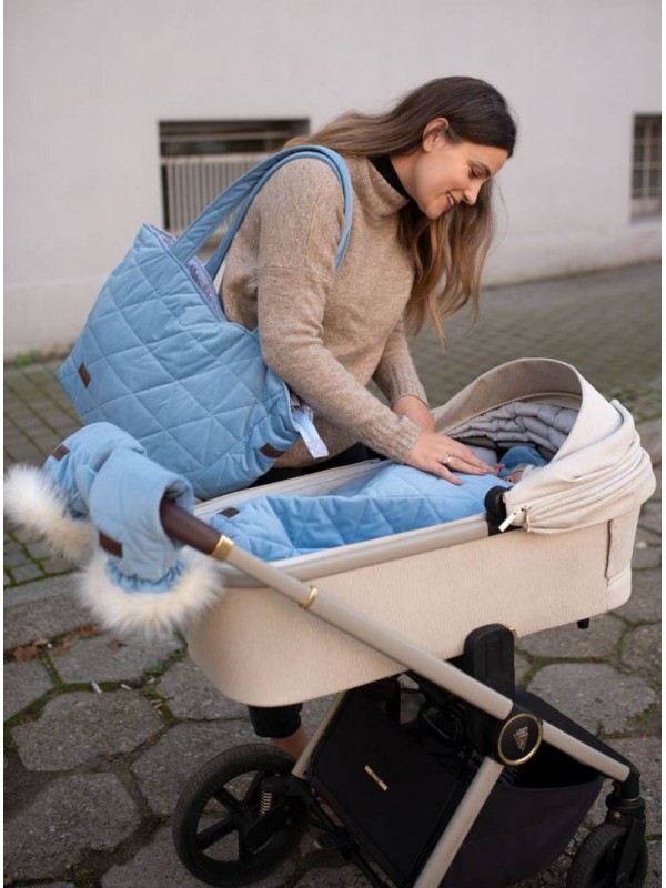 Kinder Hop Triangles Jeans Shopper Bag