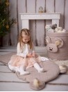 Kinder Hop Dream Catcher sleeping bag Triangles Vanilla Cream - 145x70 cm