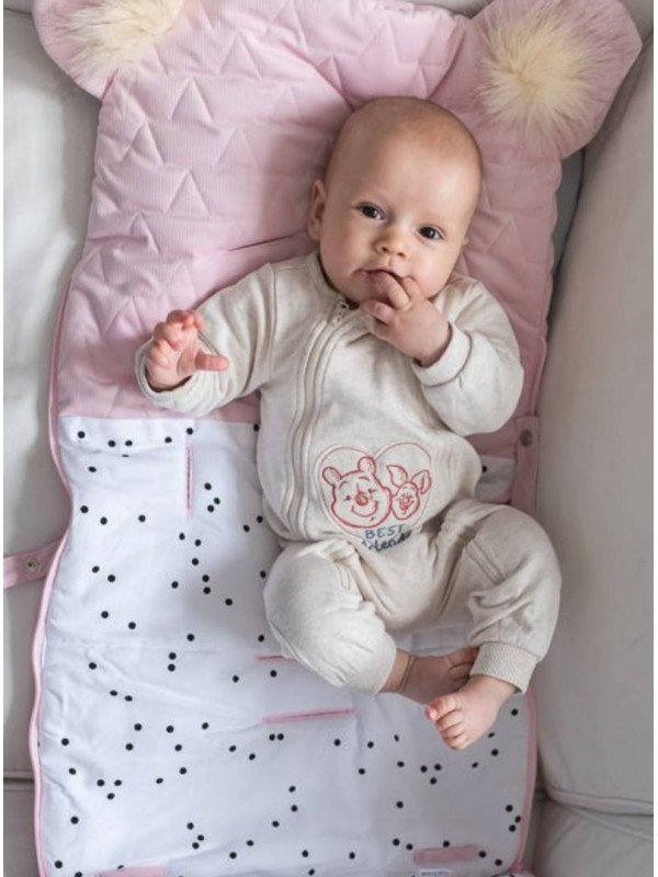 Śpiworek niemowlęcy Dream Catcher Princess Candy 6in1 z otworami na pasy 80x45 cm