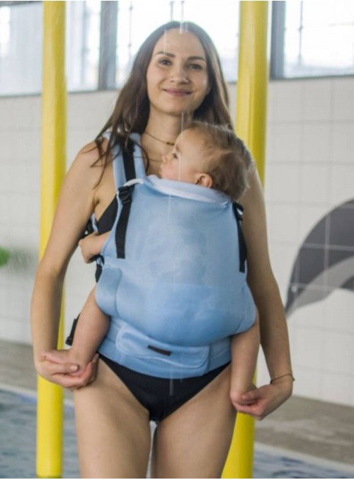 Kinder Hop Mesh Airy Water Carrier: Blue