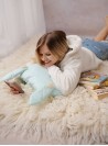 Pillow-Bunny Triangles Aquamarine