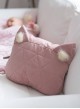 Pillow-Cat Triangles Pink