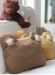 Pillow-Teddy Bear Caramel Teddy in Clouds