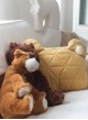 Pillow-Teddy Bear Triangles Mustard