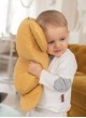 Pillow-Teddy Bear Triangles Mustard