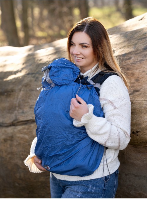 Kosz na zabawki Triangles Aquamarine