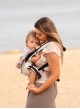 Adjustable Baby Carrier Grow Up Wrap: Creamy Pink, 100% Cotton