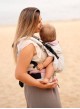 Adjustable Baby Carrier Grow Up Wrap: Creamy Pink, 100% Cotton