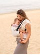 Adjustable Baby Carrier Grow Up Wrap: Creamy Pink, 100% Cotton