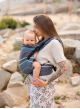 Adjustable Baby Carrier Grow Up Wrap: Blue Cobweb Summer