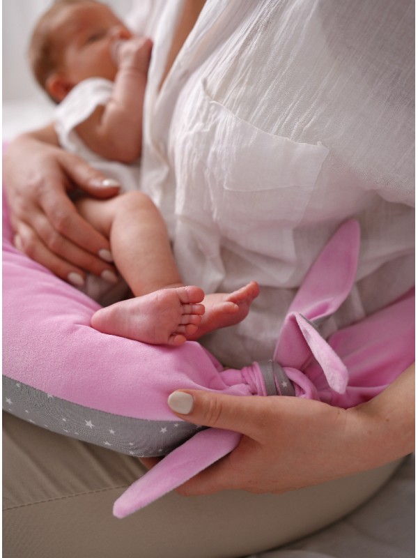 Kinder Hop Wally 3 in 1 - pillow for sleeping and breastfeeding: Pink