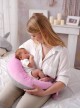 Kinder Hop Wally 3 in 1 - pillow for sleeping and breastfeeding: Pink