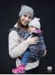 Adjustable Baby Carrier Multi Size: Diamond Lace Black Elegance, 100% cotton, jacquard