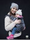 Adjustable Baby Carrier Multi Size:: Diamond Lace Black Elegance, 100% cotton, jacquard