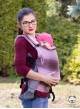 Adjustable Baby Carrier Multi Size:: Ombre (grid), 100% cotton, weave cross twill