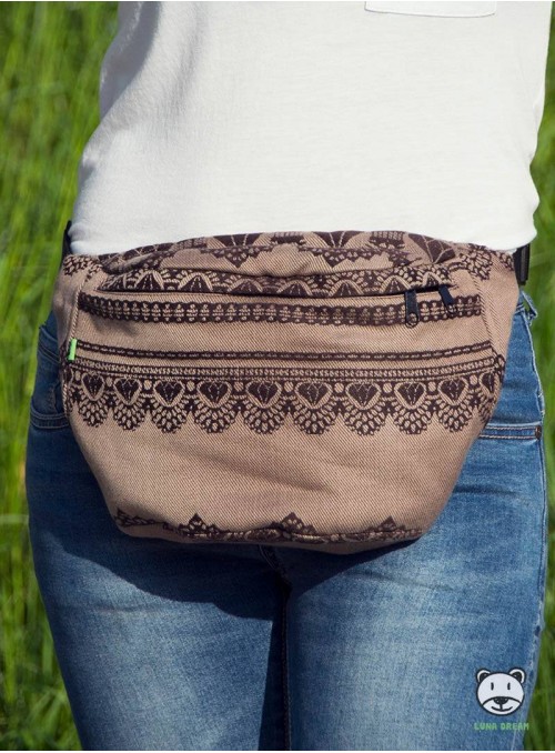 Waist Bag Diamond Lace Cappuccino
