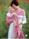 MITSU RING (red) RING - 100% Cotton, ring slings, size: 2,1 m, weave jacquard