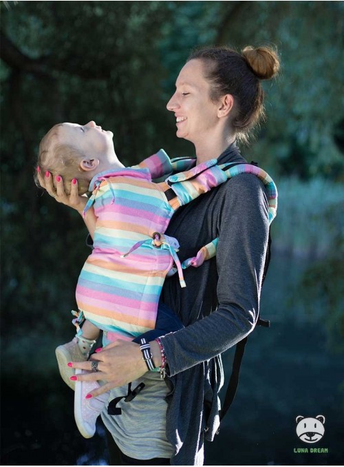 Adjustable Baby Carrier Multi Size:: Magic Summer, 100% cotton, weave cross twill