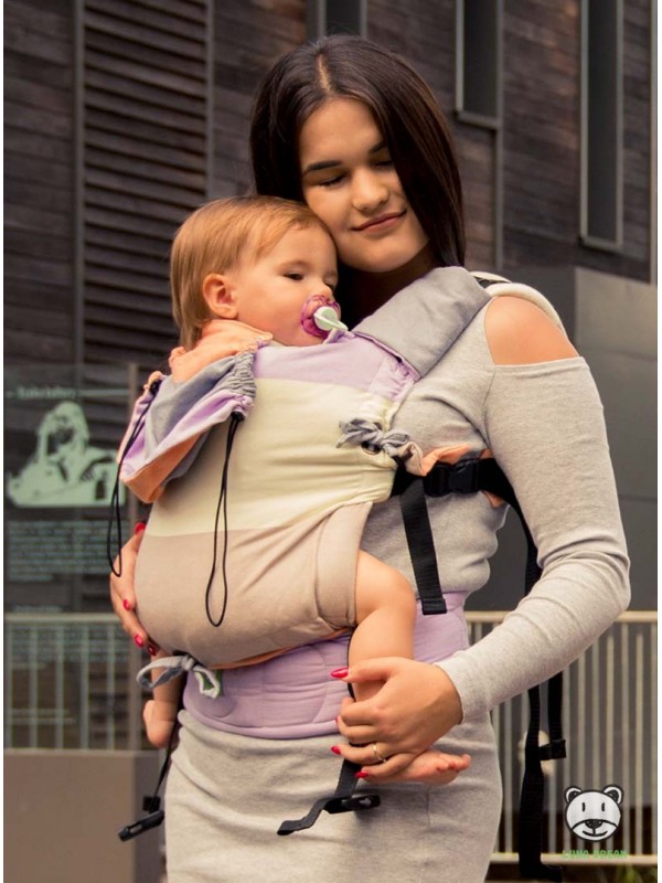 Adjustable Baby Carrier Multi Size:: Spring pastel, 100% cotton, weave cross twill