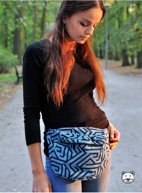 Waist Bag Maze (blue)