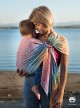 Chusta do noszenia dzieci LITTLE HEARTS RAINBOW RING - 100% Bawełna, splot żakardowy