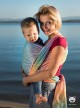 Chusta do noszenia dzieci LITTLE HEARTS RAINBOW - 100% Bawełna, splot żakardowy