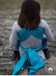 Chusta do noszenia dzieci TALISMAN (blue) - 100% Bawełna, splot żakardowy