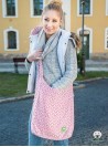 Panama bag Little Hearts Pink