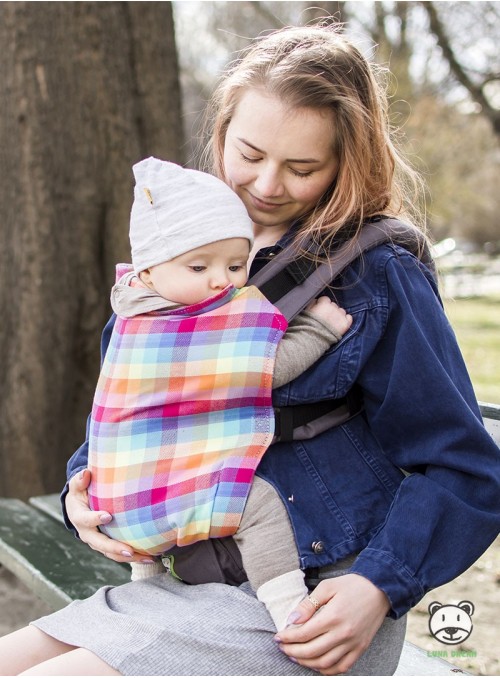 Adjustable Baby Carrier Grow Up Wrap: Magic Summer (grid)