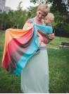 RAINBOW RING BAMBOO - 60% Cotton 40% Bamboo, ring slings, size: 2,1 m, weave diamond