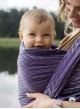 Chusta do noszenia dzieci Herringbone Purple - 100% Bawełna, splot żakardowy