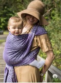Chusta do noszenia dzieci HERRINGBONE PURPLE - 100% Bawełna, splot żakardowy