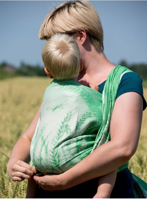 FIELD EARS MINT - 100% Cotton, jacquard