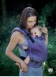 Adjustable Baby Carrier Multi Size: Herringbone purple, 100% cotton, jacquard